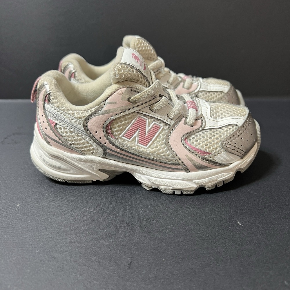 New Balance 530 Pink/White Kids Sneakers IZ530EC Toddler Size 8